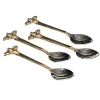 Gold Bee Spoons Set of 4
