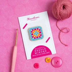 Granny Square Magnetic Needle Holder