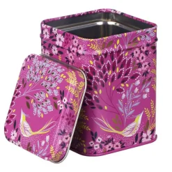 Haveli Garden Mauve Songbird Mini Tea Tin