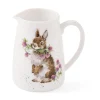'Head Clover Heels' Rabbit Posy Bone China Mini Jug