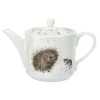Hedgehog & Mice Fine Bone China Teapot
