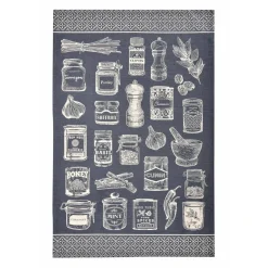 Herbs and Spices Cotton Tea Towel