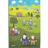 Herdy Joe & Flo Tea Towel