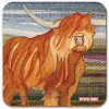 Highland Coo Coaster