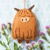 Highland Cow Felt Craft Mini Kit