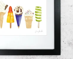 Ice Cream Print by Corinne Alexander