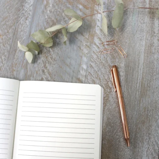 Inky Shells Pure A5 Lined Notebook