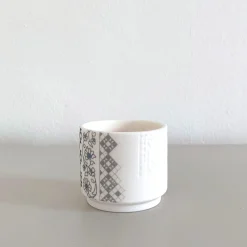 Jasmine Ceramic Small Footed Tea Light Holder