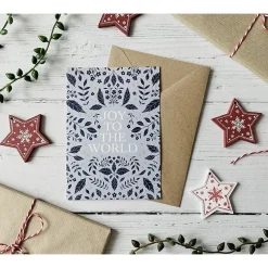 Joy to the World Christmas Card