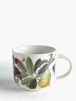 Kew Gardens Fruit and Floral White Mug