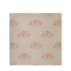Linen Blend Strawberries Table Cloth