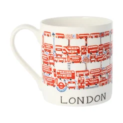 London Bus Bone China Mug