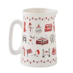 London Christmas Half Pint Jug