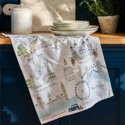London Scene Tea Towel