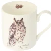 Long-Eared Owl Bone China Mug