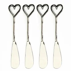 Love Heart Butter Knives Set of 4
