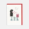 'Love You Tonnes' Dachshund Valentine's Card