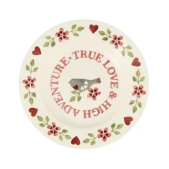 Lovebirds True Love  8 1/2 Plate