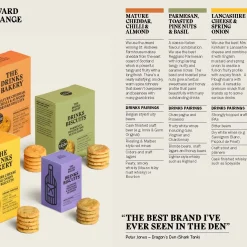 Mature Cheddar, Chilli and Almond Drinks Biscuits 110g