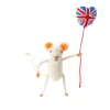 Mouse with Union Jack Balloon