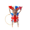 Mouse with Union Jack Bunting
