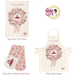 Nana Lily's Christmas Wreath Apron