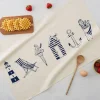 Nautical Beachscape Tea Towel