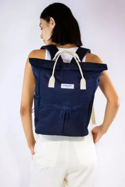 Navy Hackney Medium Backpack