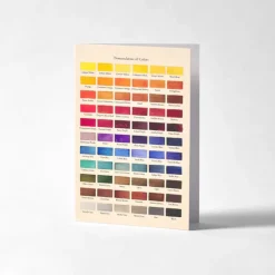 Nomenclature of Colors Greetings Card
