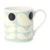Orla Kiely Early Bird Light Blue Bone China Mug