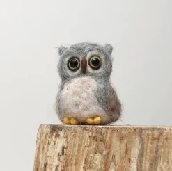 Owl Needle Felting Kit