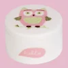 Owlie Keepsake Box in Pink