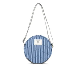 Paddington B Hickory Stripe Recycled Canvas Crossbody Bag