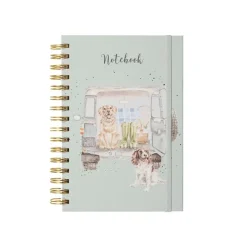 'Paws For A Picnic' Labrador & Spaniel Spiral Bound Notebook