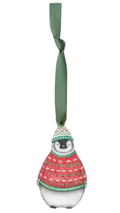 Penguin Wooden Christmas Decoration