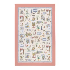 Pets In The City Cotton Tea Towel
