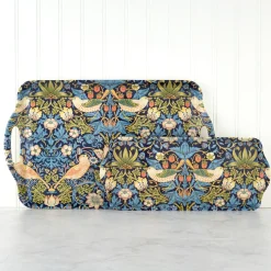 Pimpernel Strawberry Thief Blue Melamine Sandwich Tray