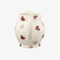 Pink Hearts 1/2 Pint Jug