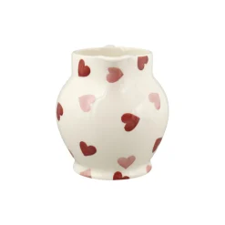 Pink Hearts 1/2 Pint Jug