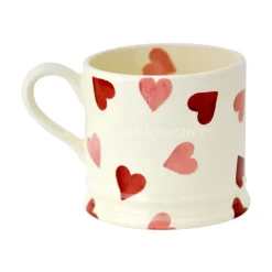 Pink Hearts Small Mug