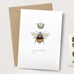 Queen Bee Greeting Card