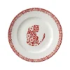 Red Calico Cat 7in Small Plate