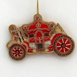Red Crystal Carriage Decoration by Tinker Tailor London