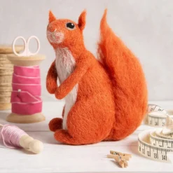 Red Squirrel Needle Felting Kit