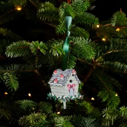 Robin Wooden Christmas Decoration