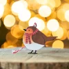 Robin Wooden Christmas Decoration