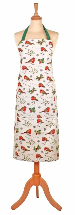 Robins & Holly Cotton Apron