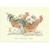 Run, Rooster, Run Greetings Card