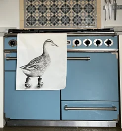 Runaway Duck Tea Towel