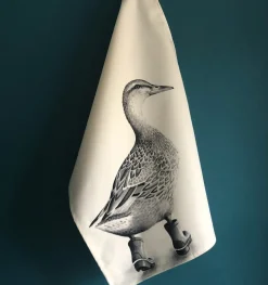 Runaway Duck Tea Towel